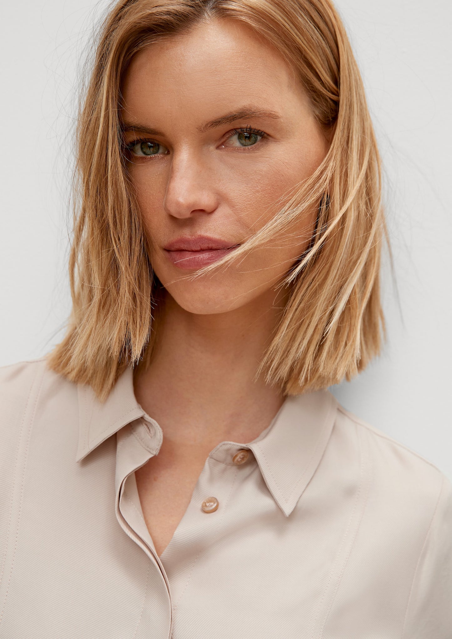 Comma Blousejurken Blousejurk Dames Sand