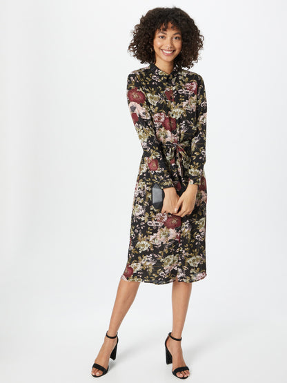 Vero Moda Blousejurken Blousejurk Macy Dames Zwart