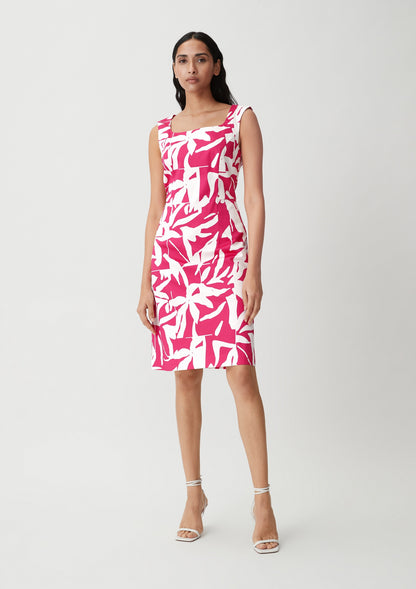 Comma Zomerjurken Zomerjurk Dames Magenta