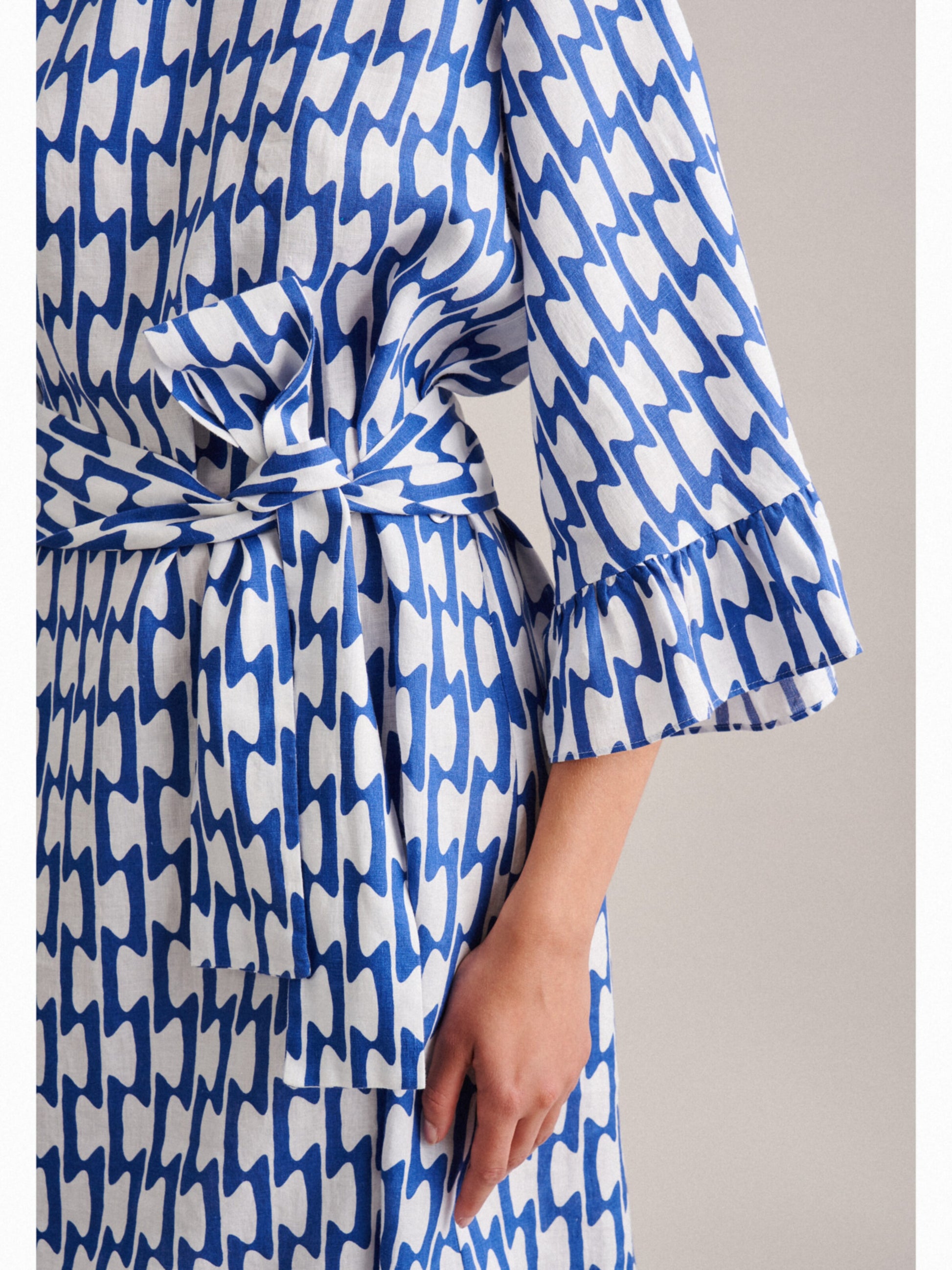 Seidensticker Midi Jurken Jurk Schwarze Rose Dames Blauw