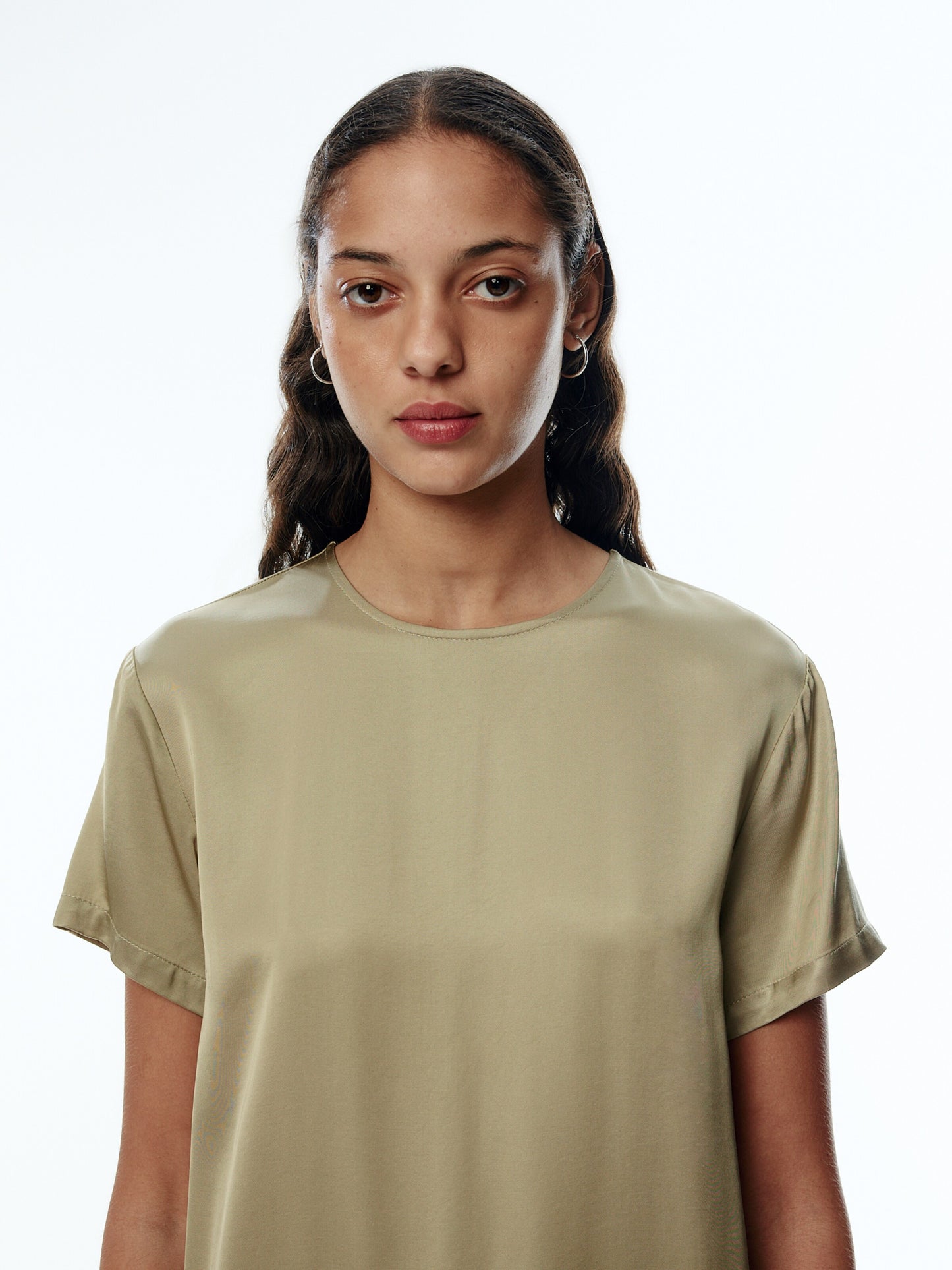 EDITED Maxi Jurken Jurk Polly Dames Beige