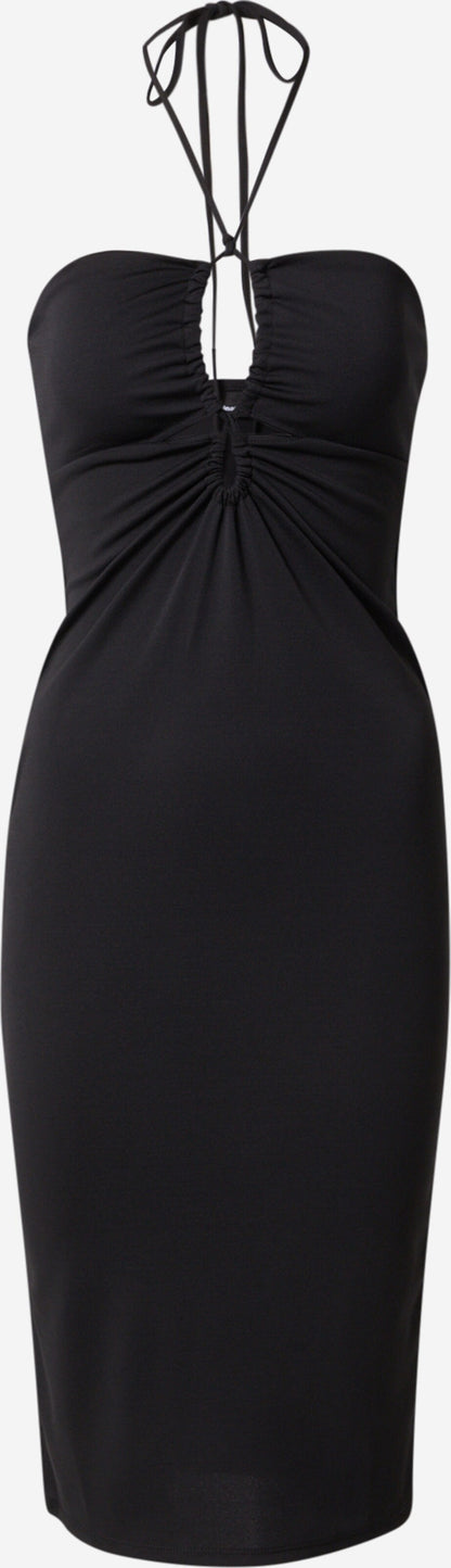Gina Tricot Midi Jurken Jurk Sahara Dames Zwart