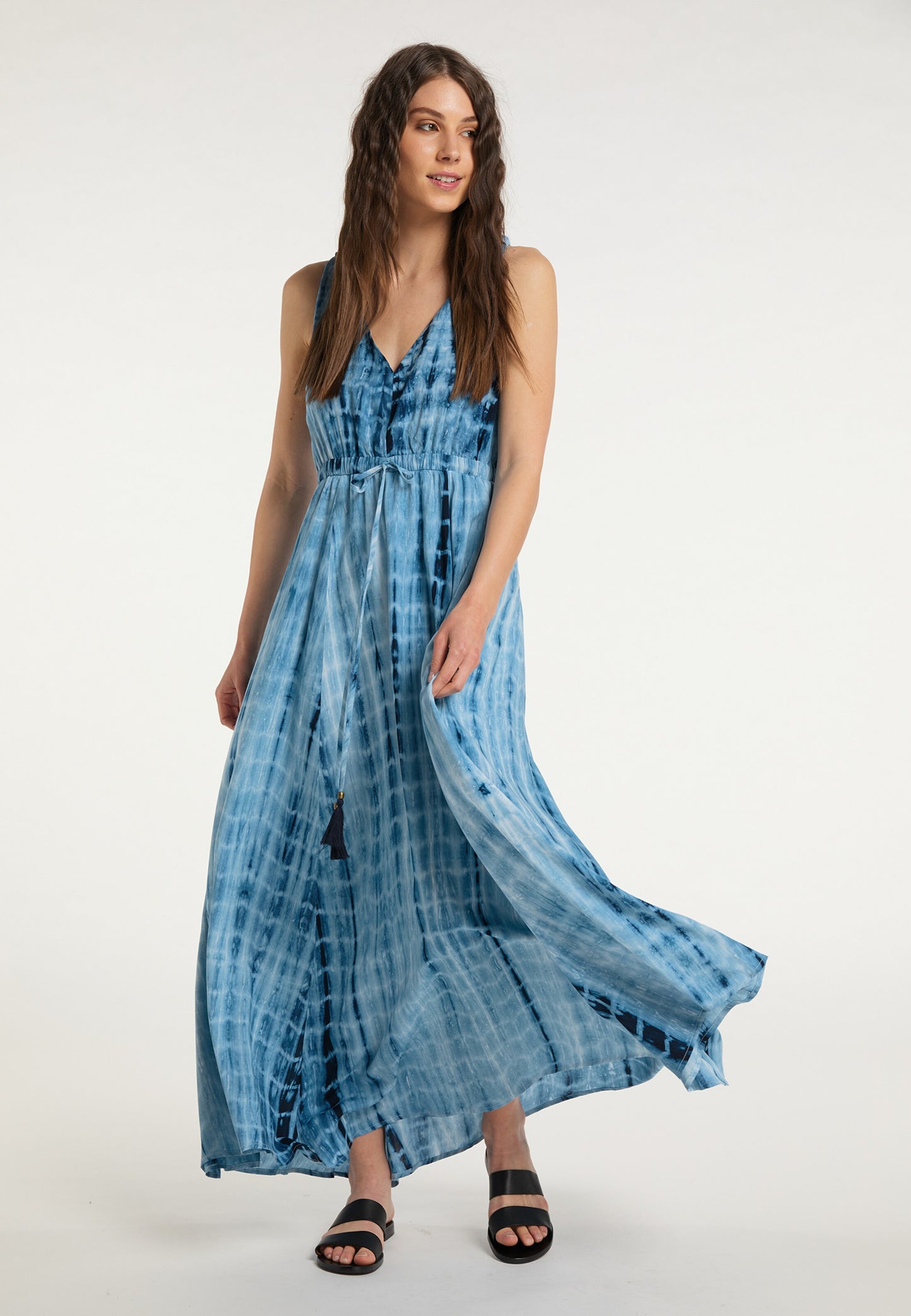 IZIA Strandjurkjes Strandjurk Dames Blauw / Donkerblauw