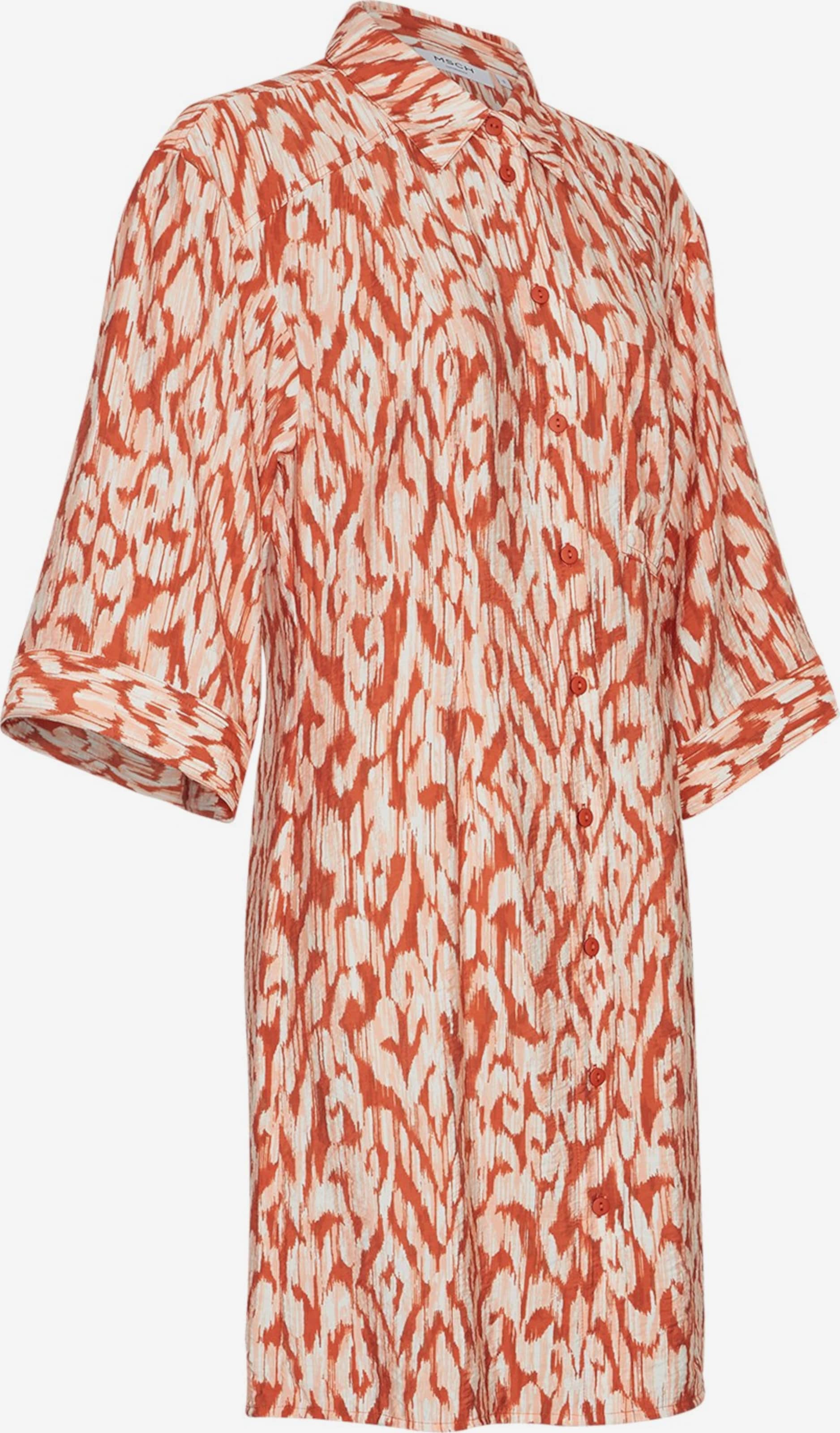 MOSS COPENHAGEN Blousejurken Blousejurk Orlena Ladonna Dames Taupe