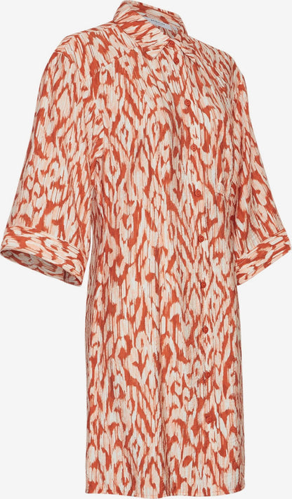 MOSS COPENHAGEN Blousejurken Blousejurk Orlena Ladonna Dames Taupe