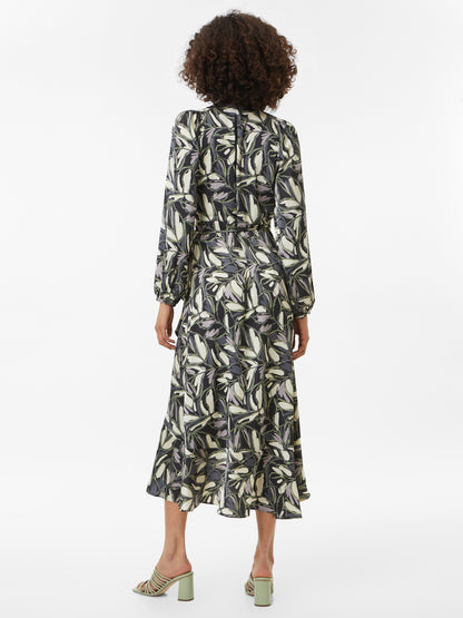 Soaked In Luxury Midi Jurken Jurk Karven Dames Zwart