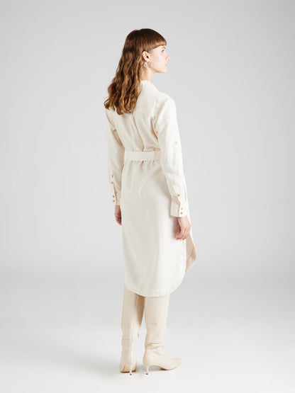 Pepe Jeans Blousejurken Blousejurk EDAN Dames Ivoor