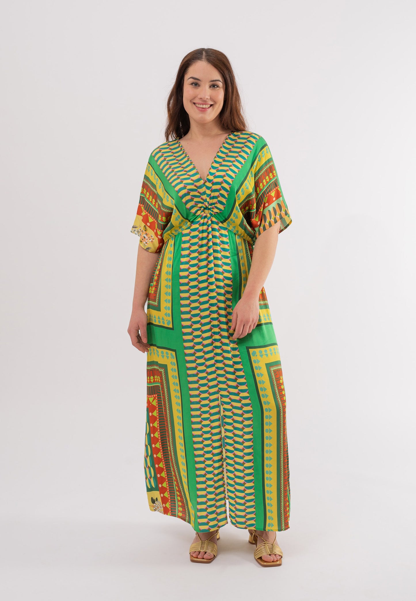 October Maxi Jurken Jurk Dames Groen