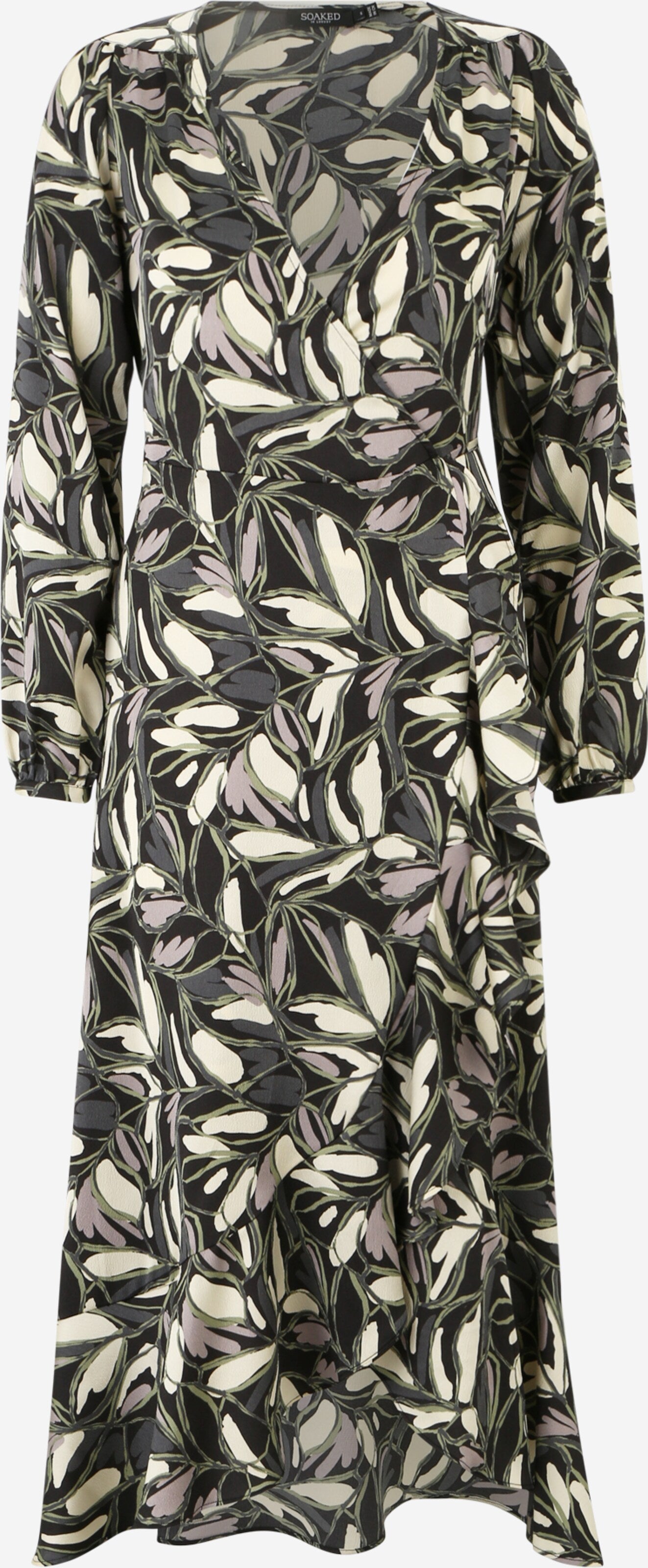 Soaked In Luxury Midi Jurken Jurk Karven Dames Zwart