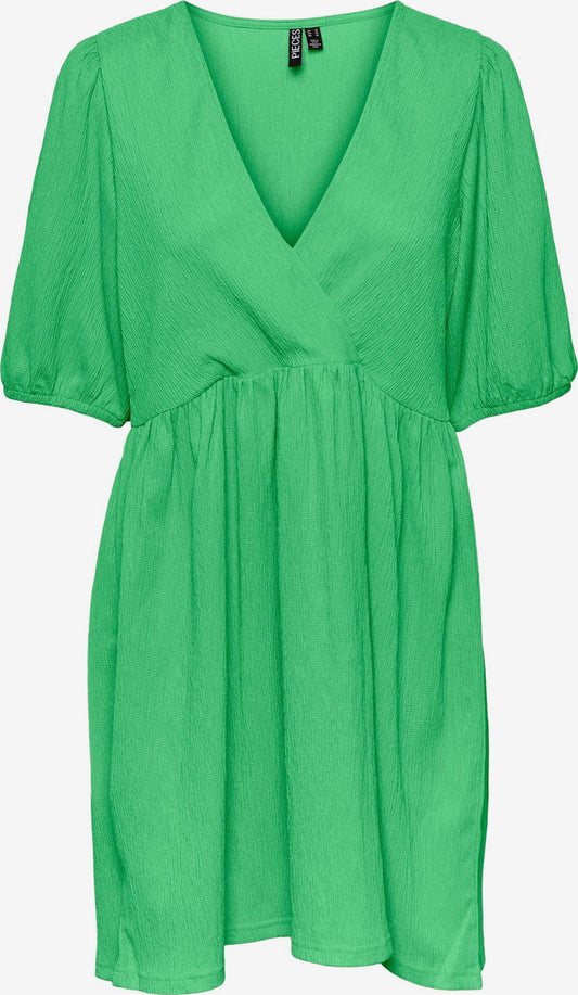 Pieces Mini Jurken Jurk Luna Dames Grasgroen