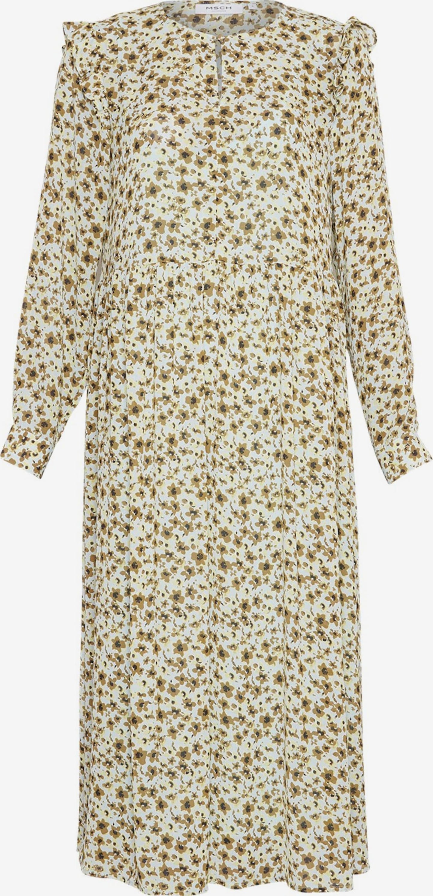 MOSS COPENHAGEN Maxi Jurken Jurk Adalia Rikkelie Dames Crème