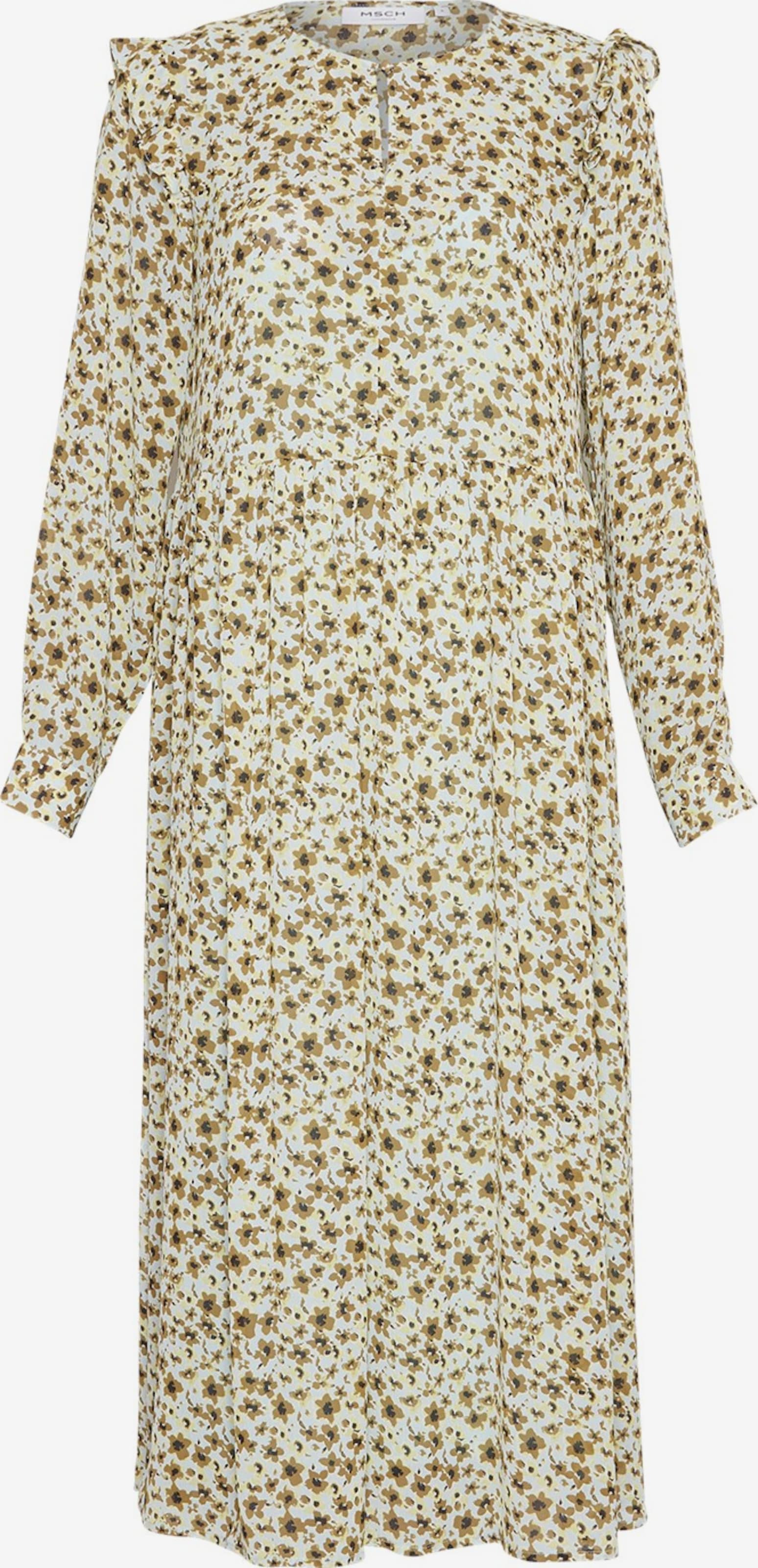 MOSS COPENHAGEN Maxi Jurken Jurk Adalia Rikkelie Dames Crème