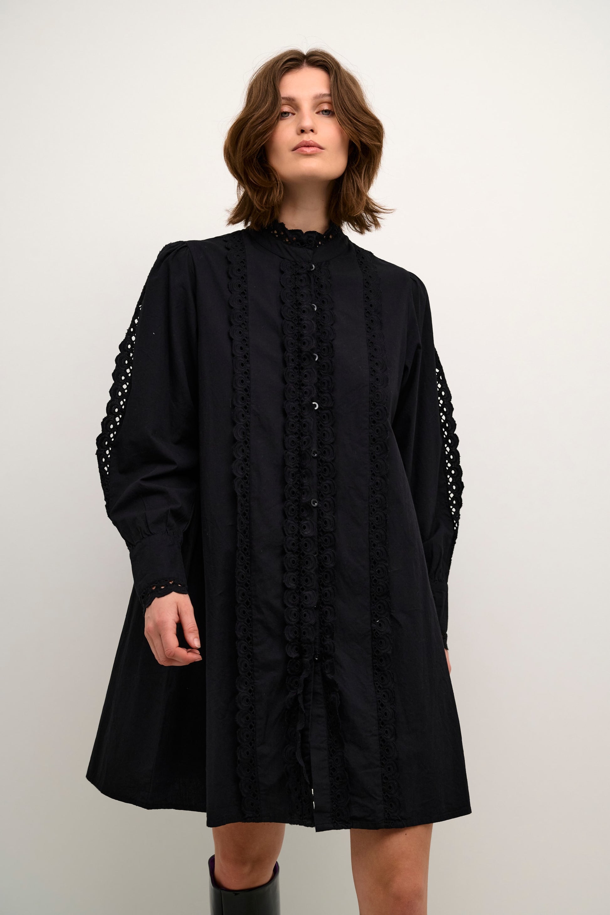  Blousejurken Blousejurk Janelle Dames Zwart