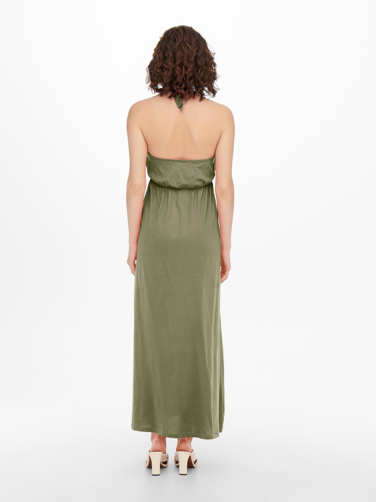 ONLY Zomerjurken Zomerjurk May Dames Olijfgroen
