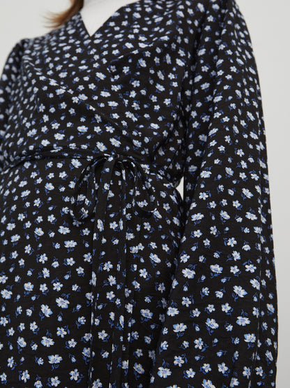 EDITED Midi Jurken Jurk Alene Dames Donkerblauw