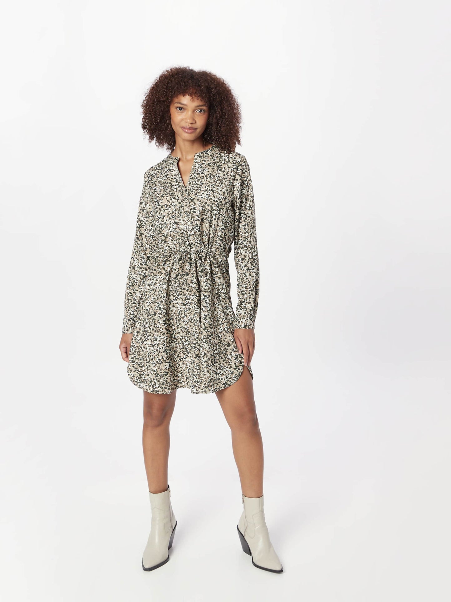 ONLY Blousejurken Blousejurk CORY Dames Kaki / Donkergroen