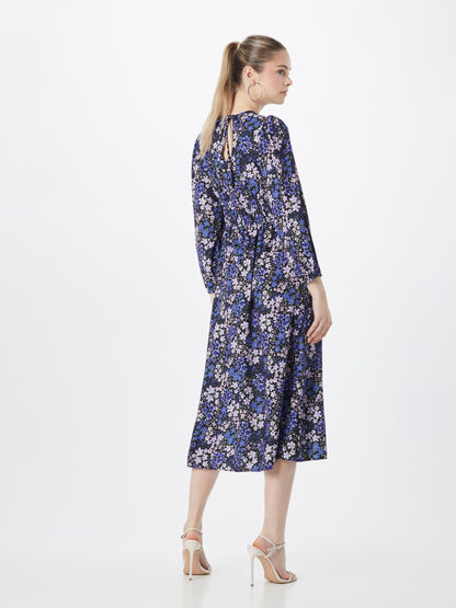 Dorothy Perkins Midi Jurken Jurk Dames Blauw / Donkerblauw