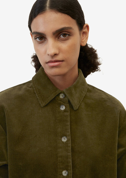 Marc O'Polo DENIM Blousejurken Blousejurk Dames Olijfgroen