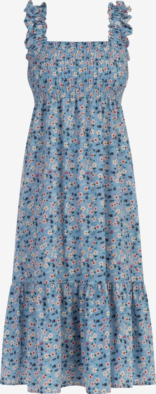 MyMO Zomerjurken Zomerjurk Dames Lichtblauw