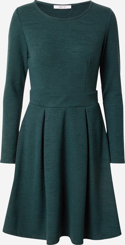 About You Mini Jurken Jurk Antonina Dames Donkergroen