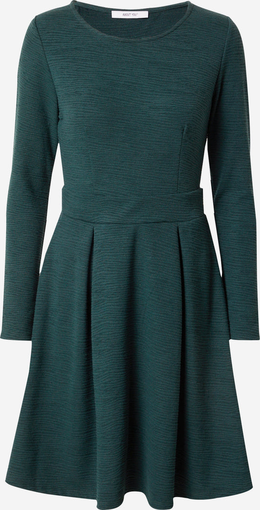 About You Mini Jurken Jurk Antonina Dames Donkergroen
