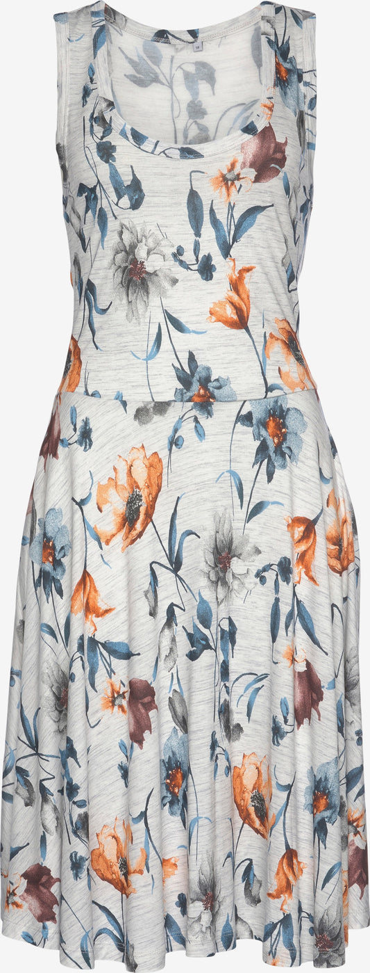  Zomerjurken Zomerjurk Dames Grijs Gemêleerd