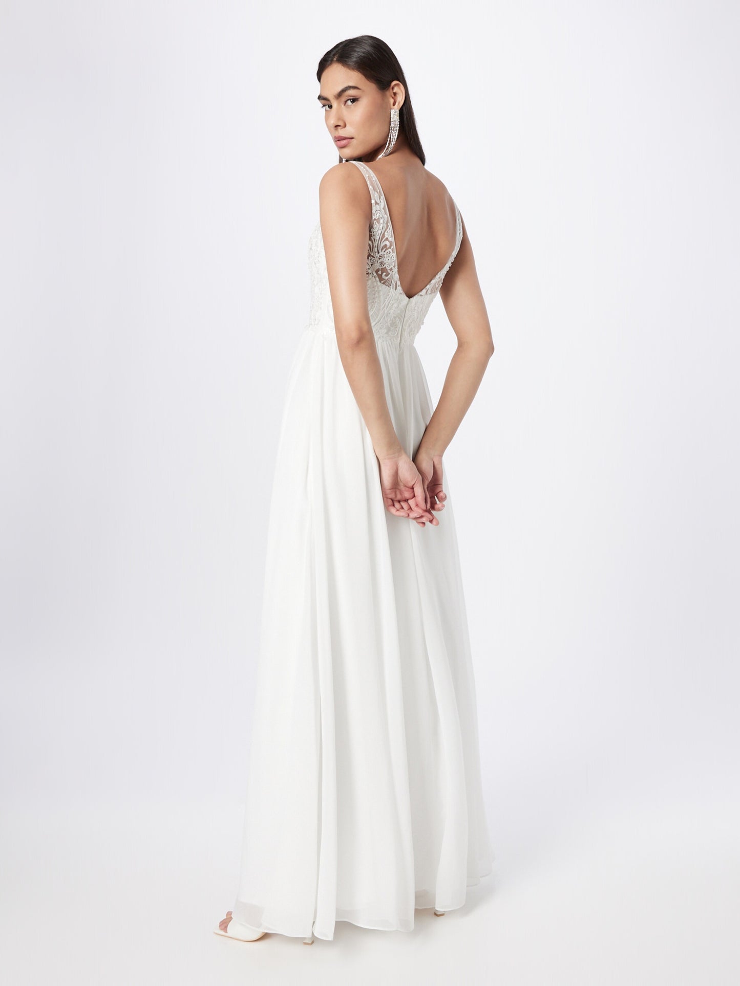 Unique Avondjurken Avondjurk Dames Beige