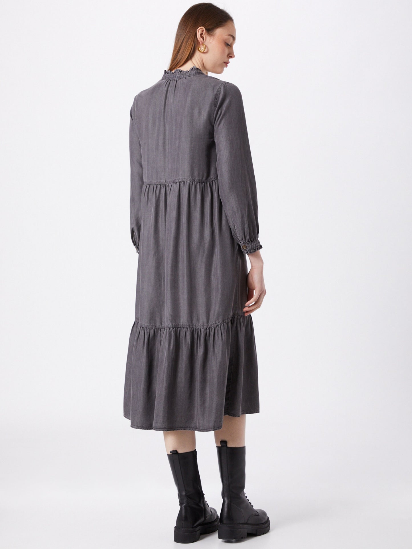 Whistles Midi Jurken Jurk Dames Antraciet