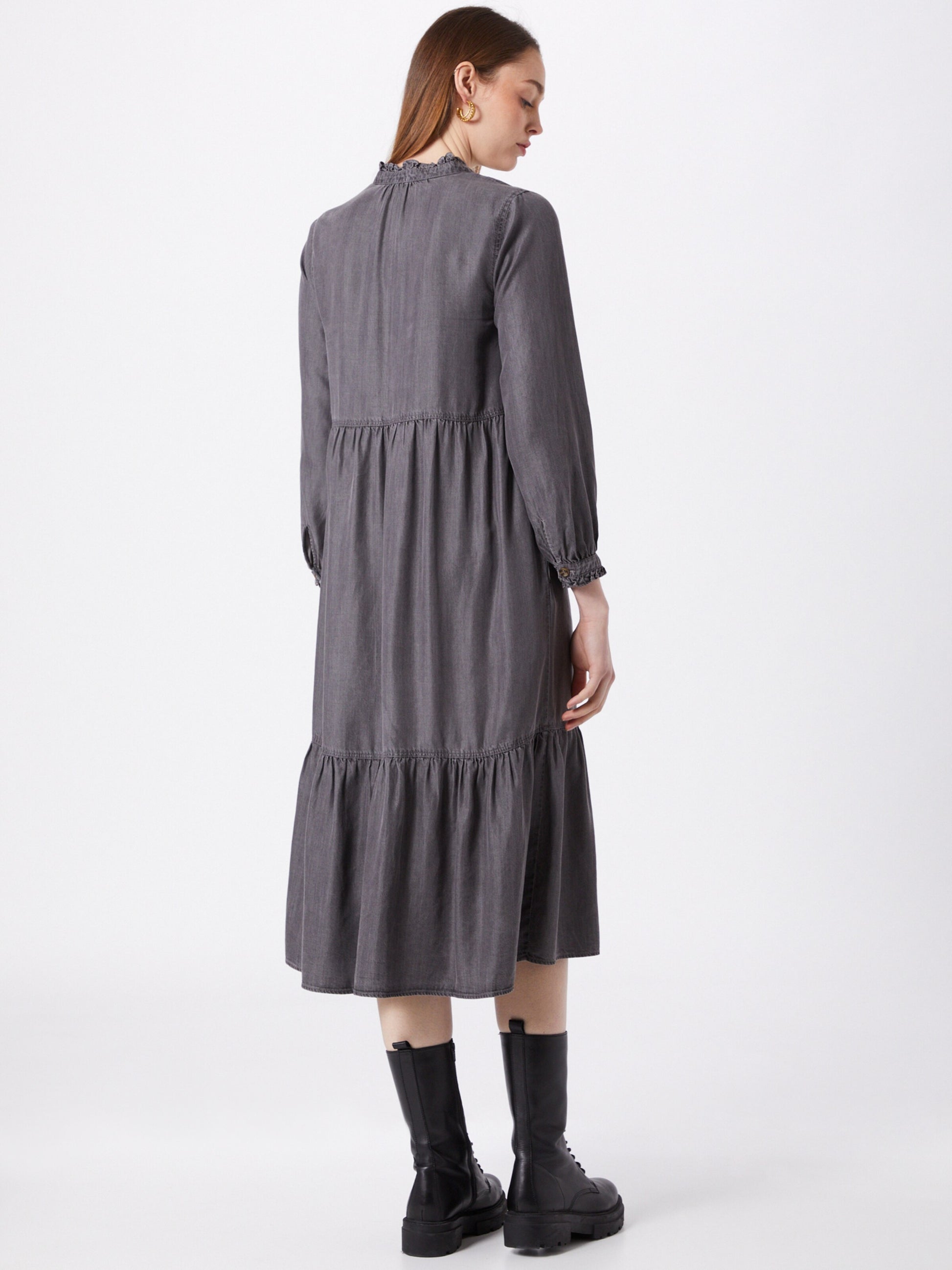 Whistles Midi Jurken Jurk Dames Antraciet