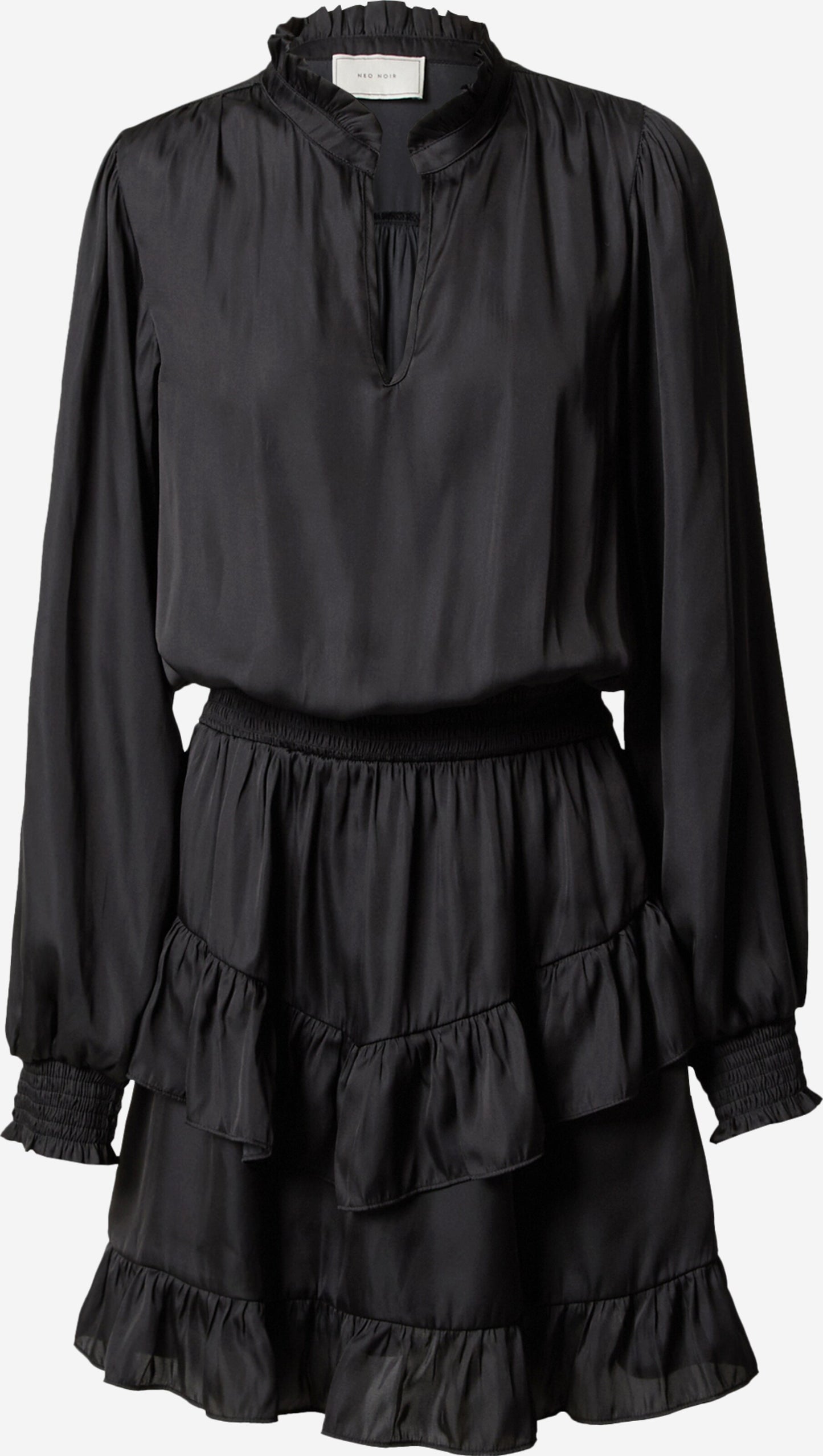Neo Noir Mini Jurken Jurk Porto Dames Zwart
