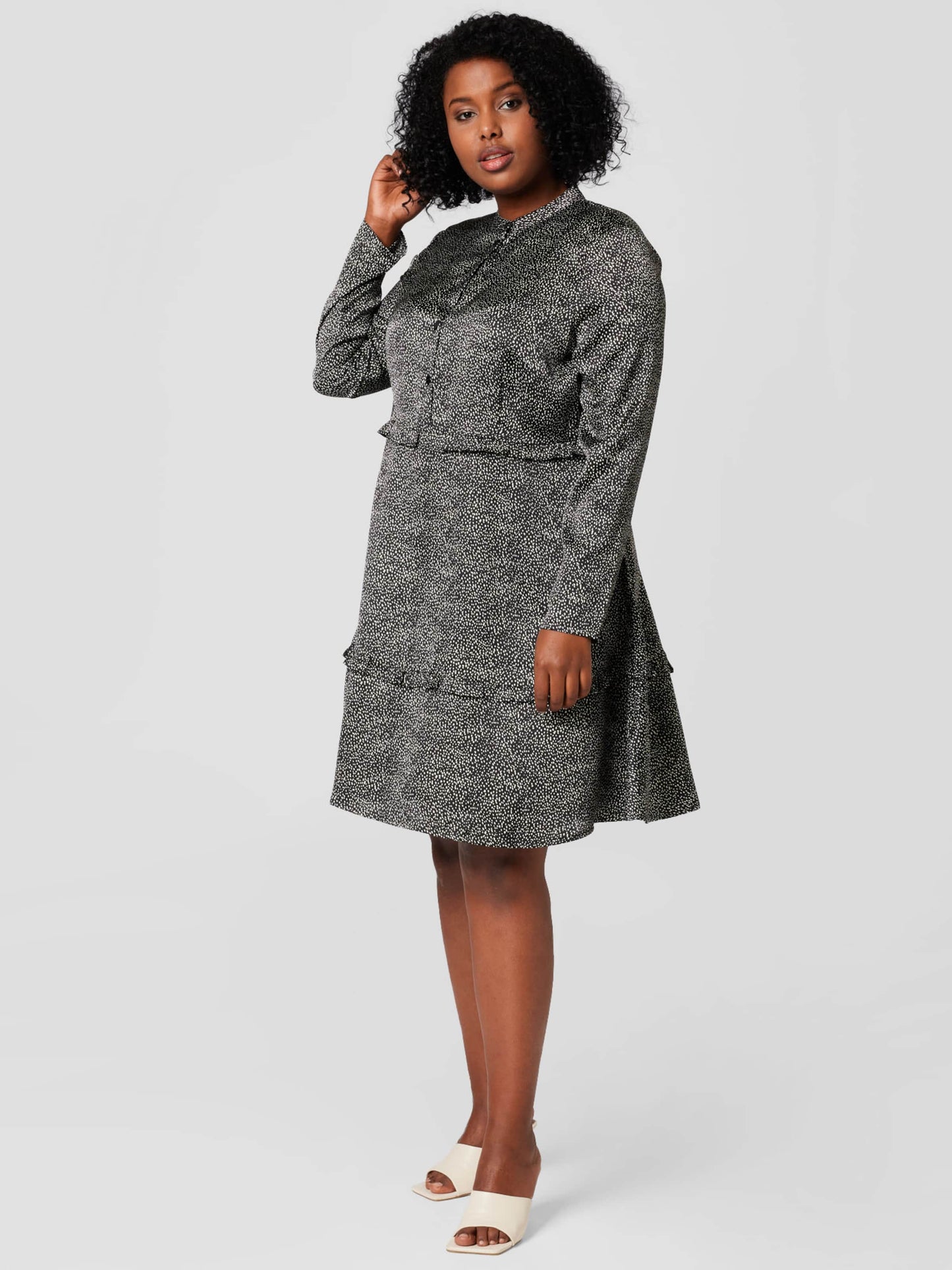  Blousejurken Blousejurk Janet Dames Zwart