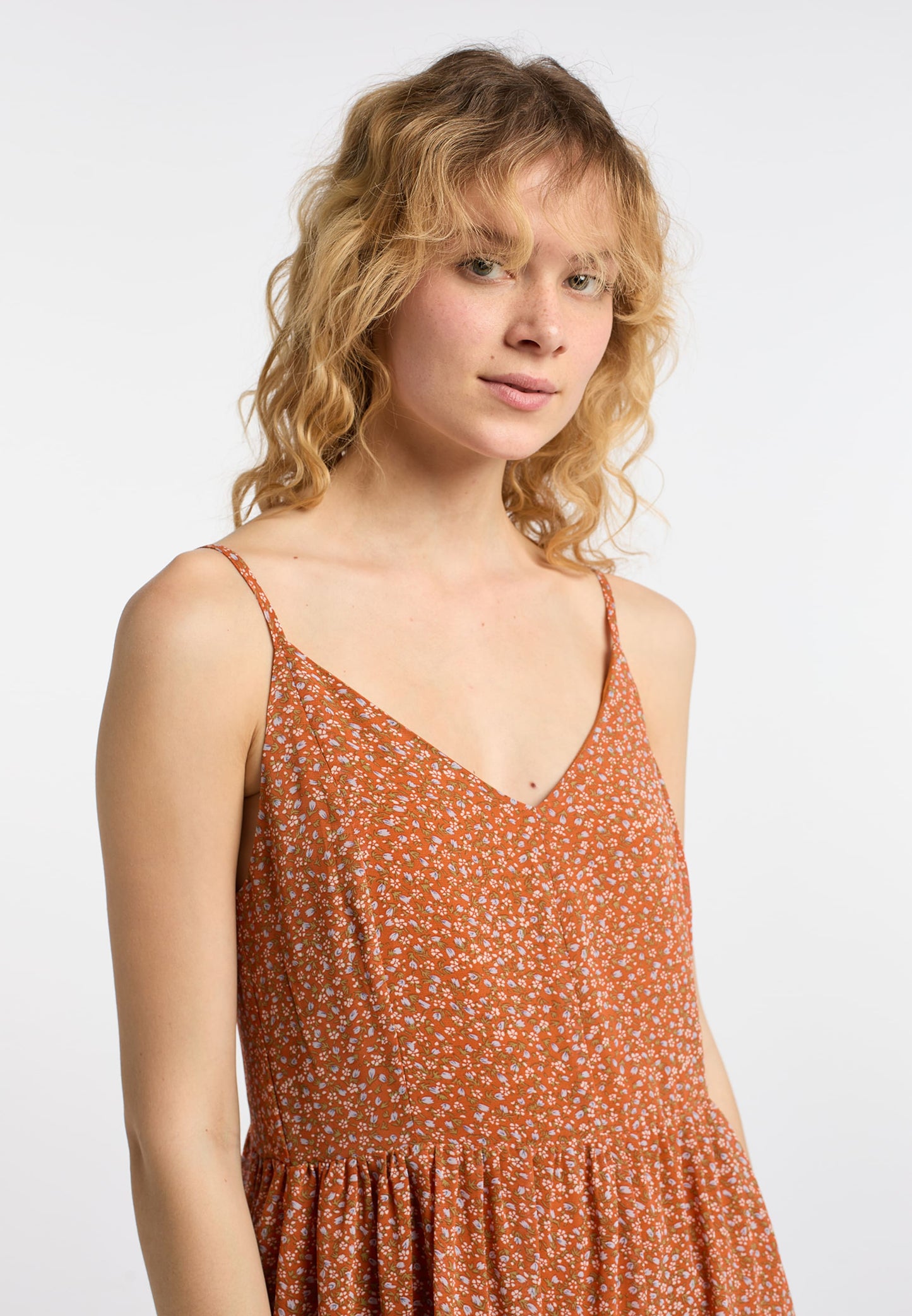 DreiMaster Vintage Zomerjurken Zomerjurk Dames Kreeft