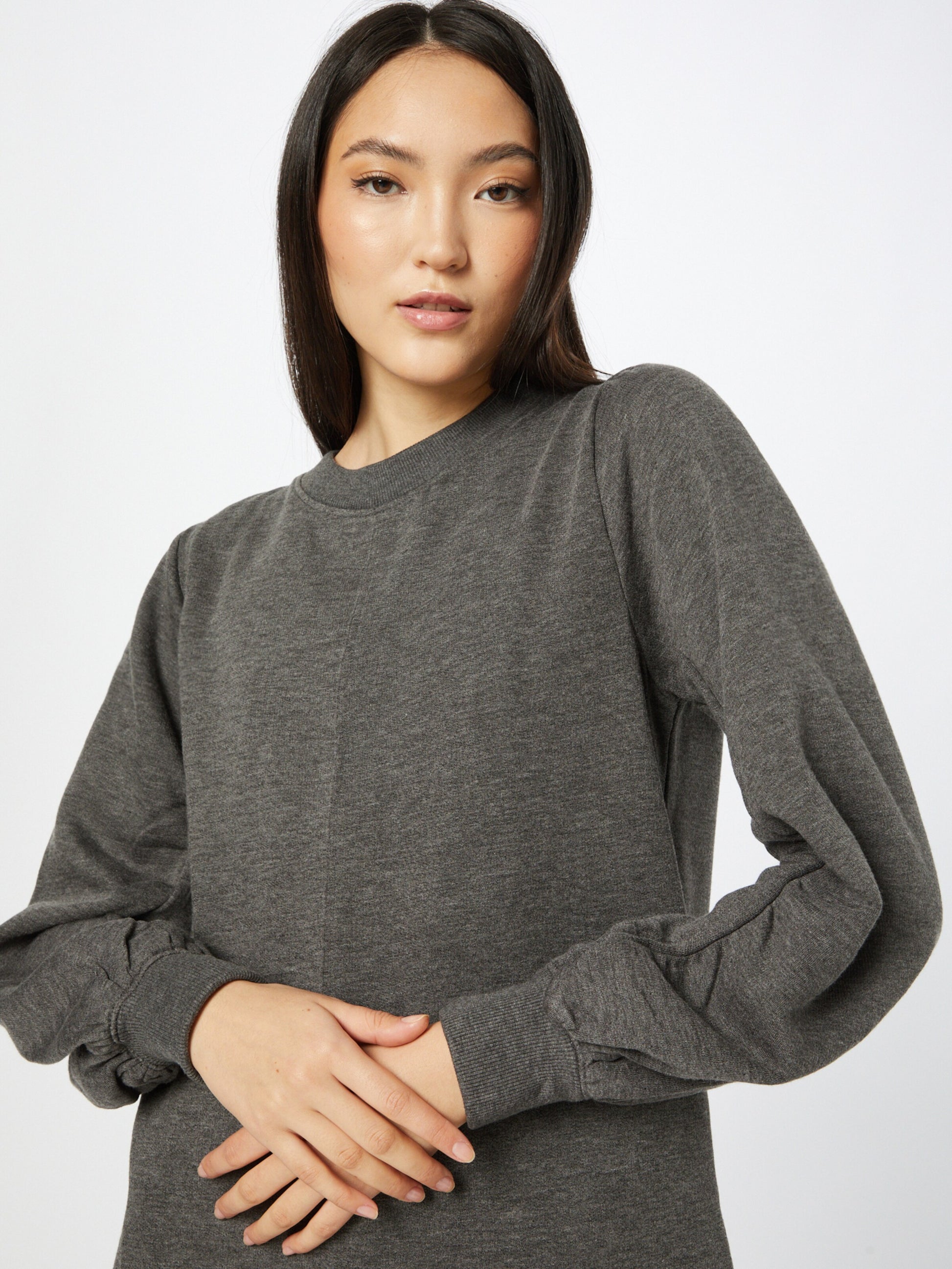 ICHI Mini Jurken Jurk Dames Donkergrijs