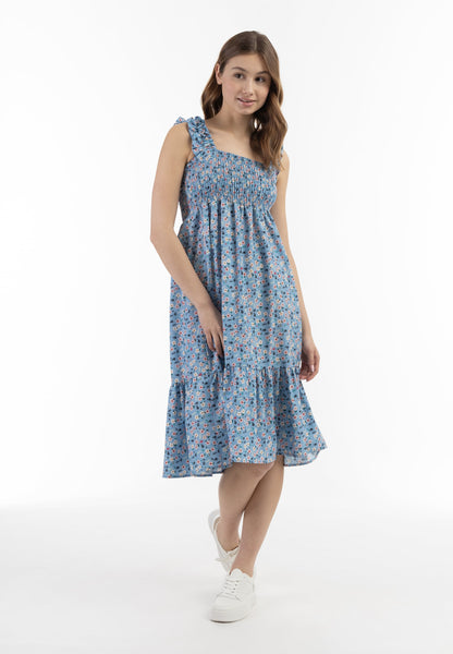 MyMO Zomerjurken Zomerjurk Dames Lichtblauw
