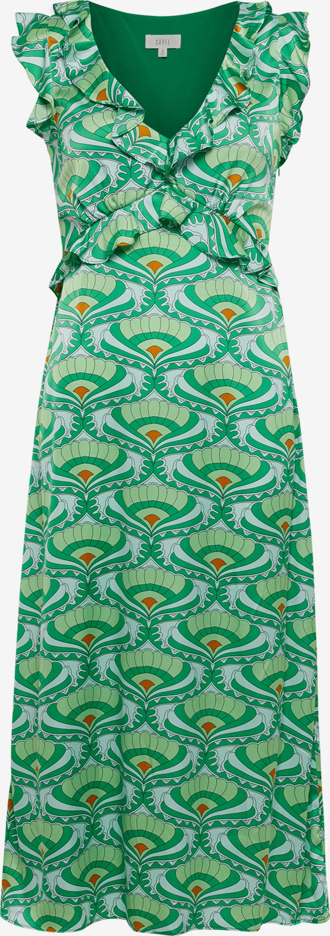  Midi Jurken Jurk THERISE Dames Mintgroen / Jade Groen / Pastelgroen