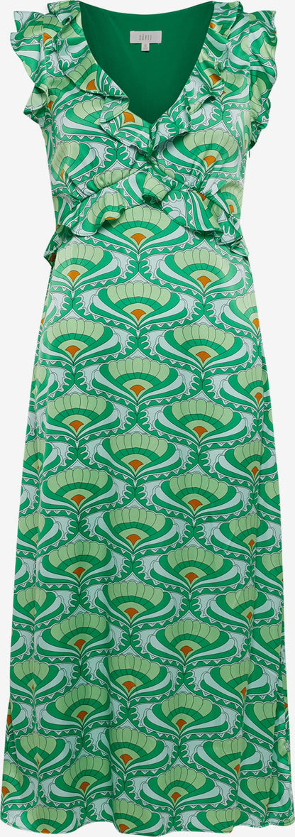  Midi Jurken Jurk THERISE Dames Mintgroen / Jade Groen / Pastelgroen