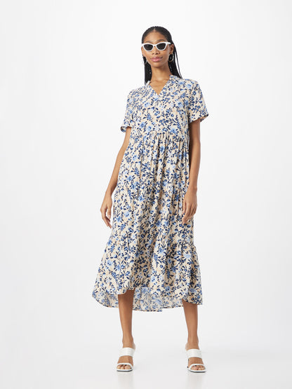 Saint Tropez Maxi Jurken Jurk Eda Dames Crème / Sand