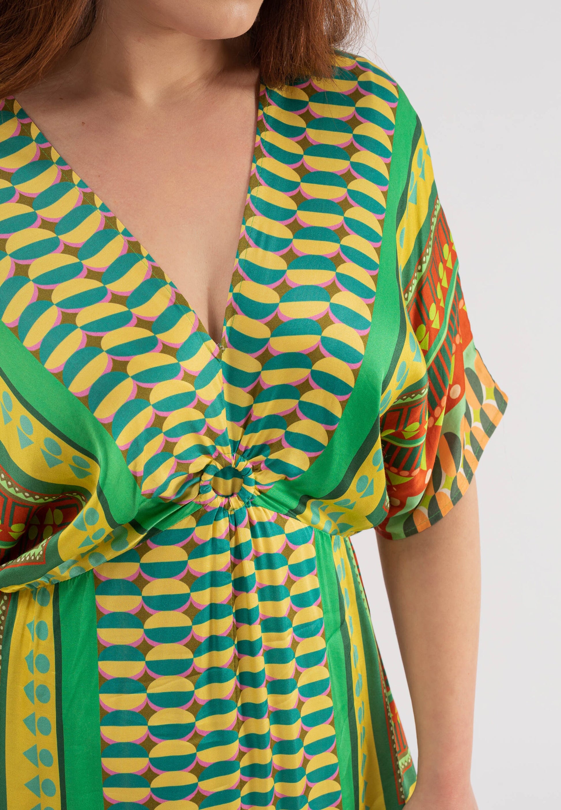 October Maxi Jurken Jurk Dames Groen