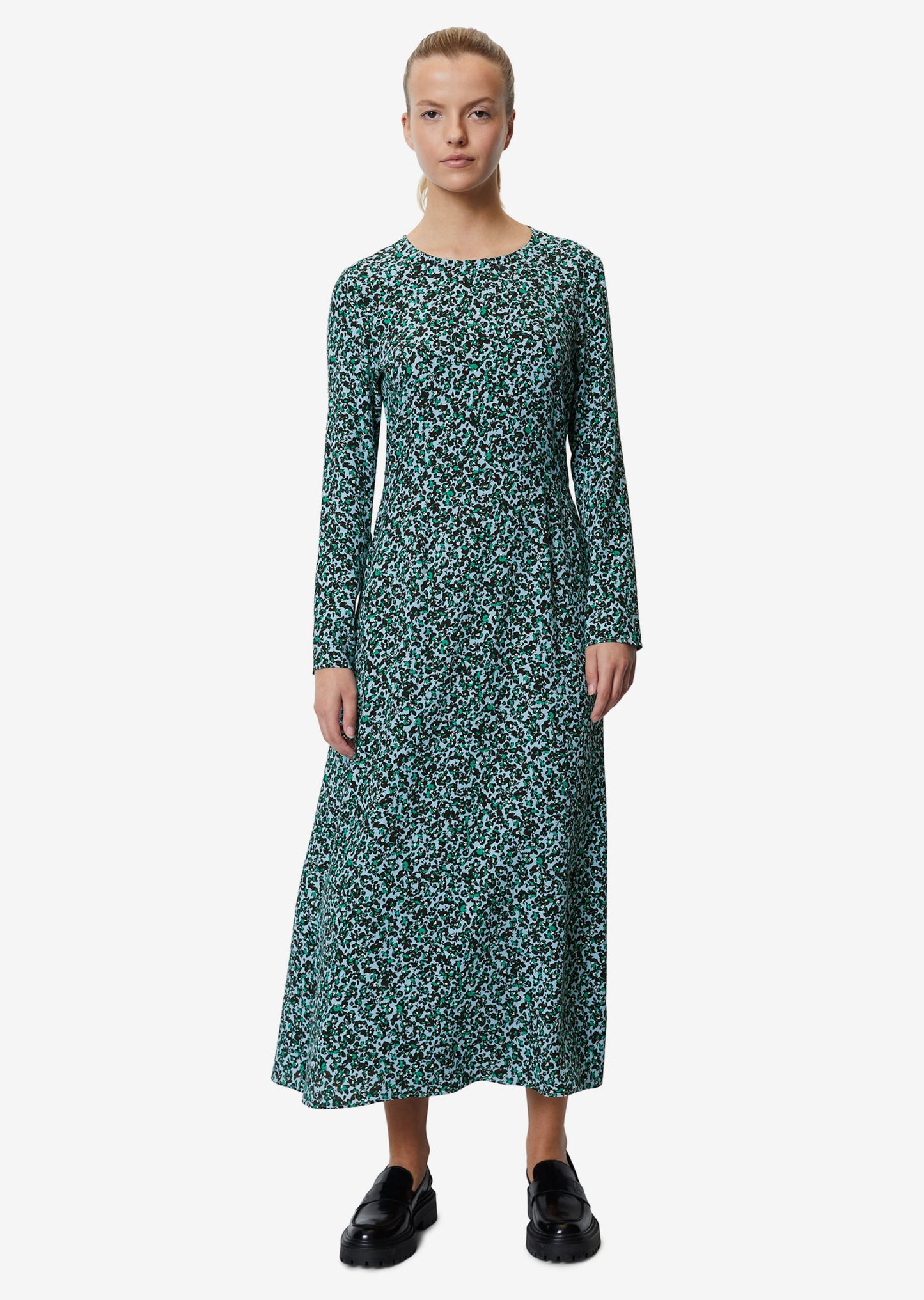 Marc O'Polo DENIM Maxi Jurken Jurk Dames Blauw / Groen