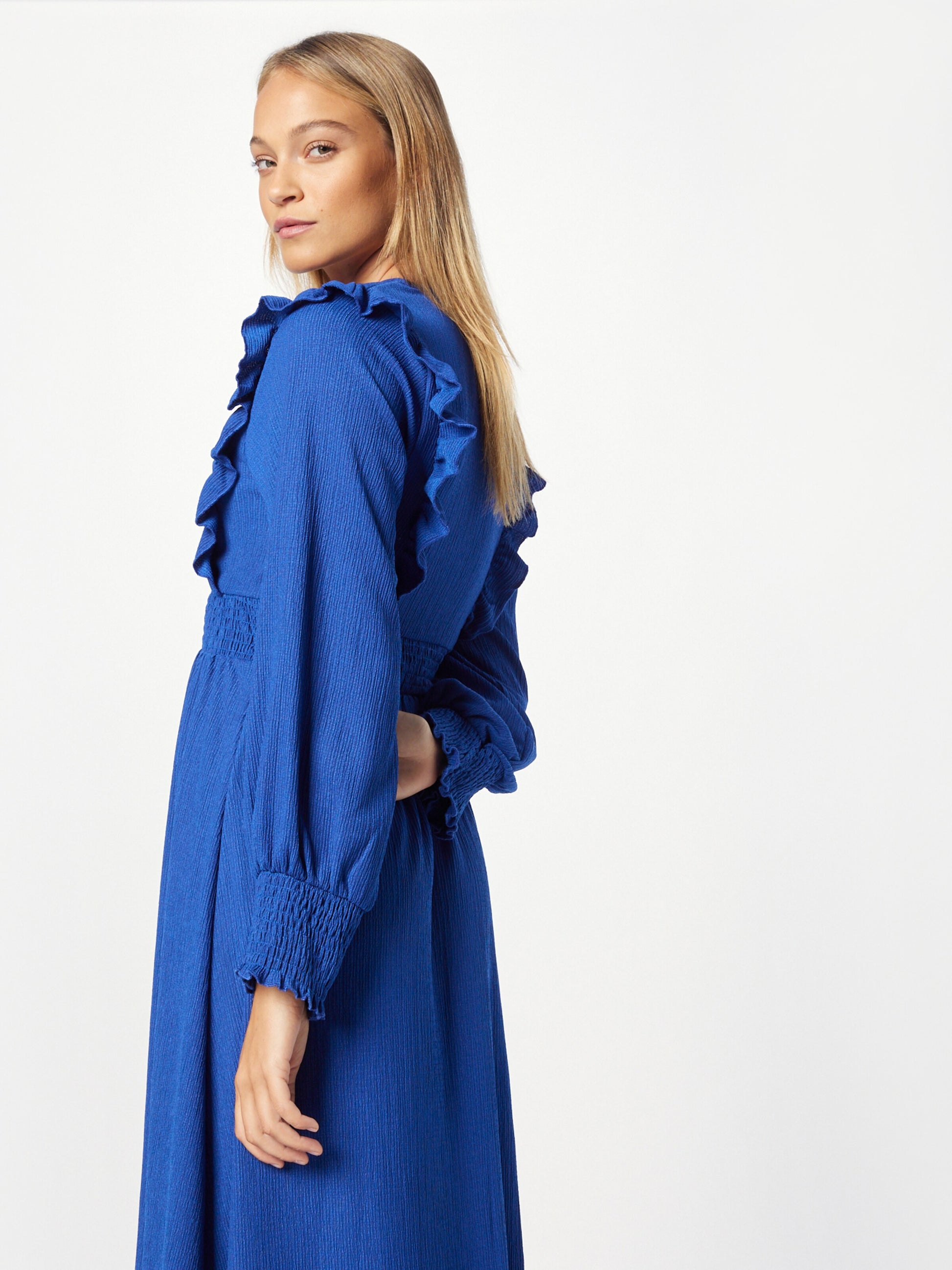 Dorothy Perkins Midi Jurken Jurk Dames Kobaltblauw