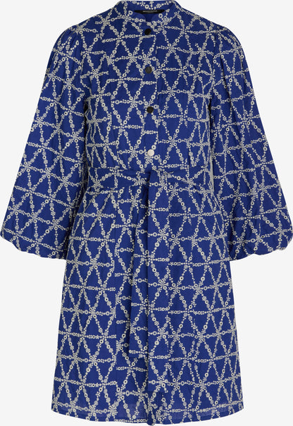 Bruuns Bazaar Blousejurken Blousejurk Madrina Dames Blauw