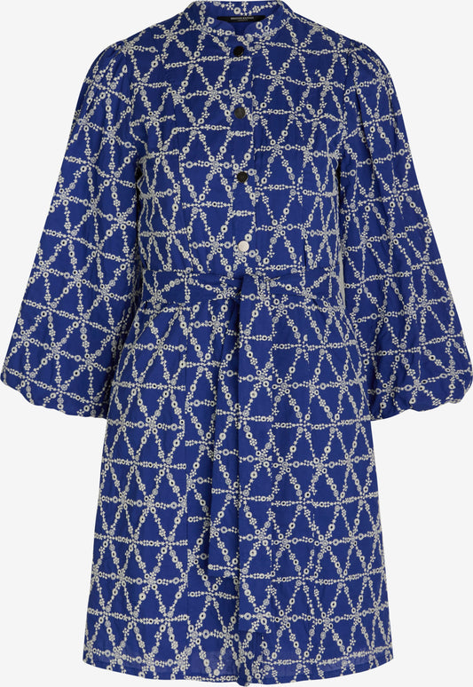 Bruuns Bazaar Blousejurken Blousejurk Madrina Dames Blauw