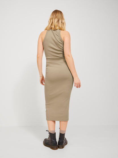 JJXX Midi Jurken Jurk Forest Dames Beige