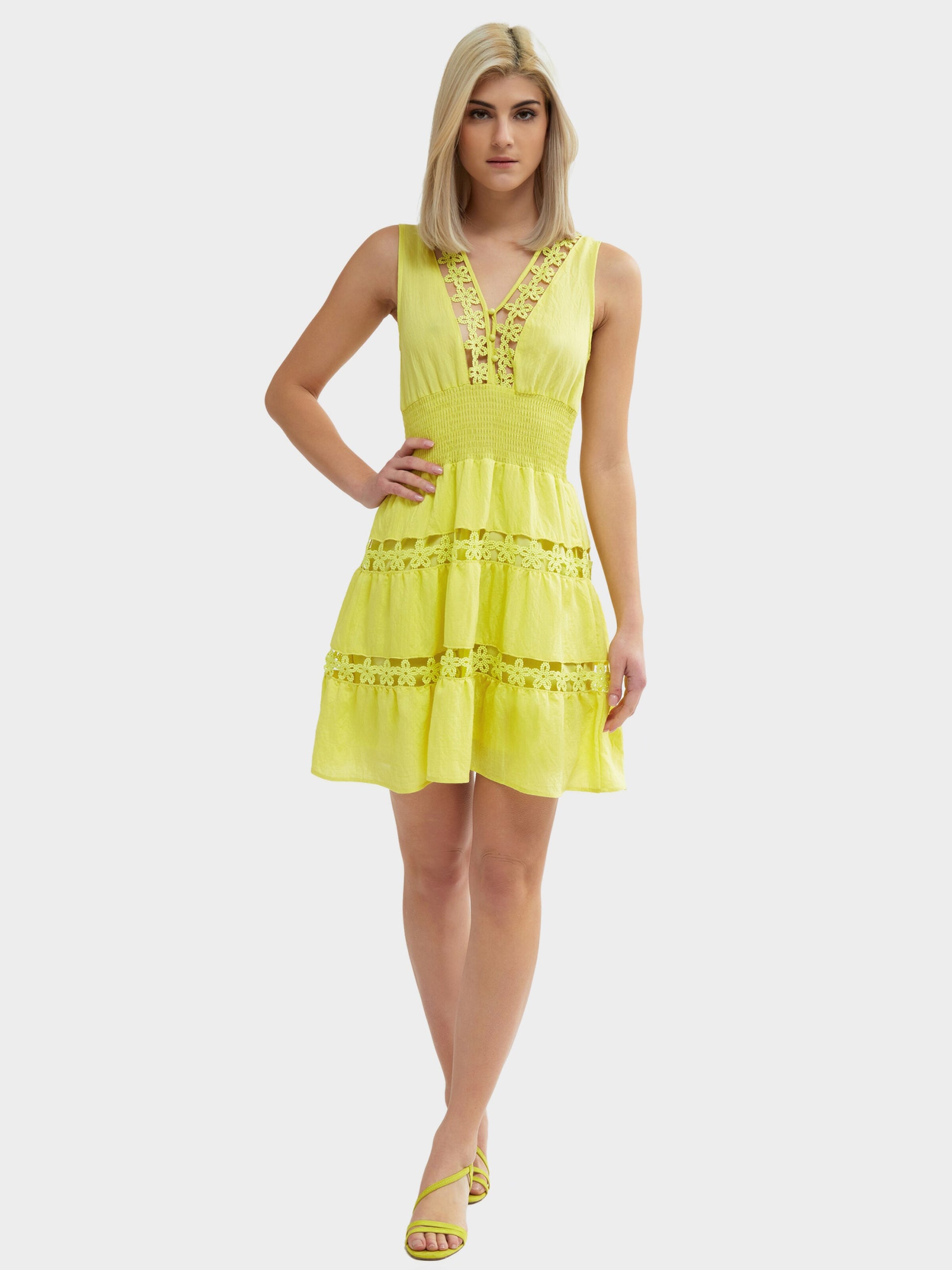  Zomerjurken Zomerjurk Dames Geel