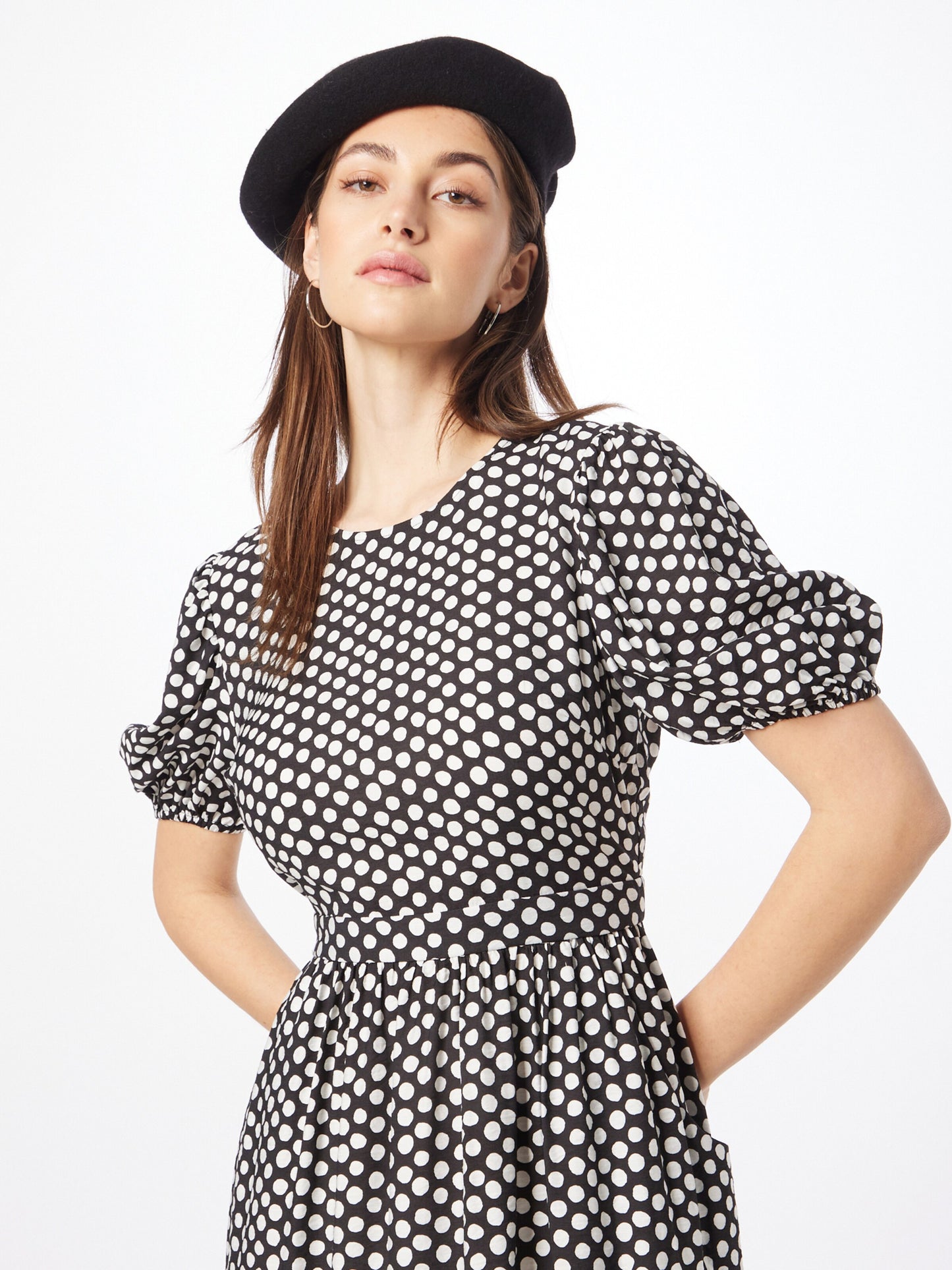 Traffic People Midi Jurken Jurk Hopelessly Dames Zwart