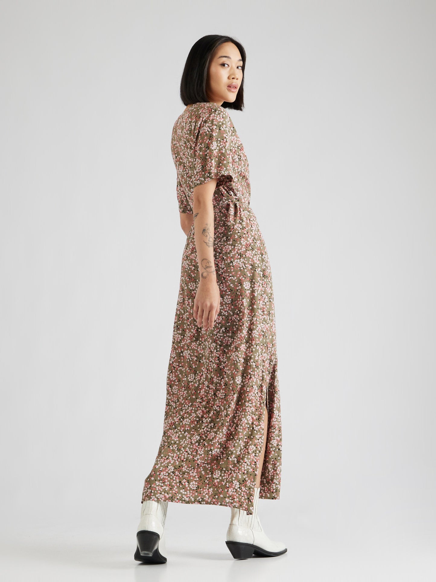 MbyM Maxi Jurken Jurk Semira Dames Kaki