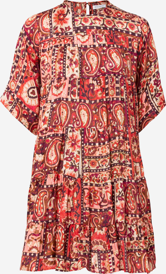 WAREHOUSE Mini Jurken Jurk Dames Rood / Donkerrood