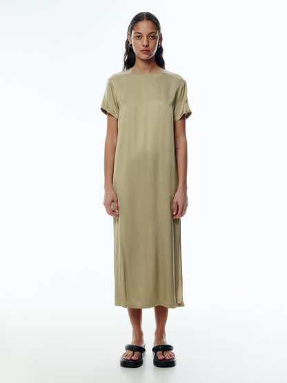 EDITED Maxi Jurken Jurk Polly Dames Beige