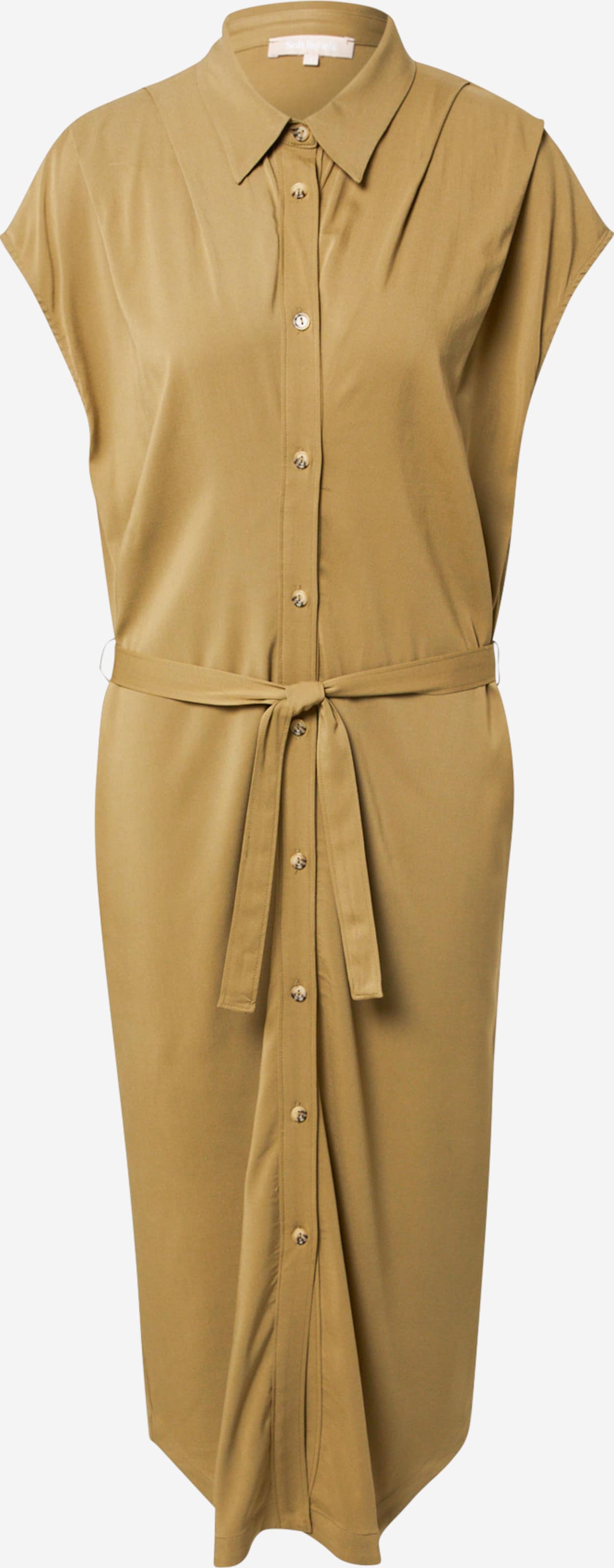 Soft Rebels Blousejurken Blousejurk Valencial Dames Camel