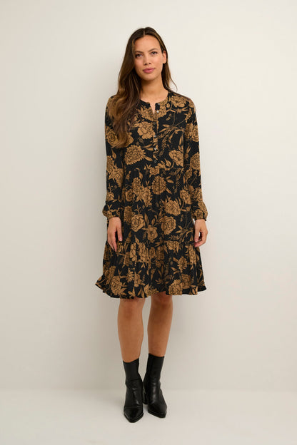Kaffe Mini Jurken Jurk Evity Dames Zwart